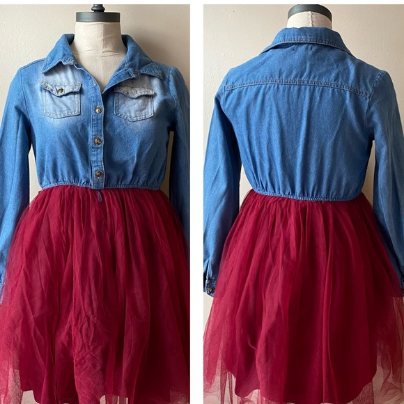 ZUNIE | TULLE & JEAN TOP | DRESS